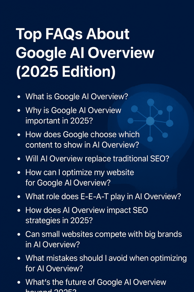 FAQs About Google AI Overview